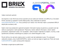 Tablet Screenshot of brilix.cz